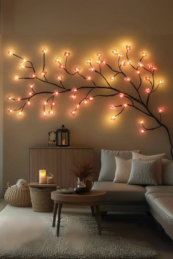 Wisp Willow Vine LED Wall Light Decor USB