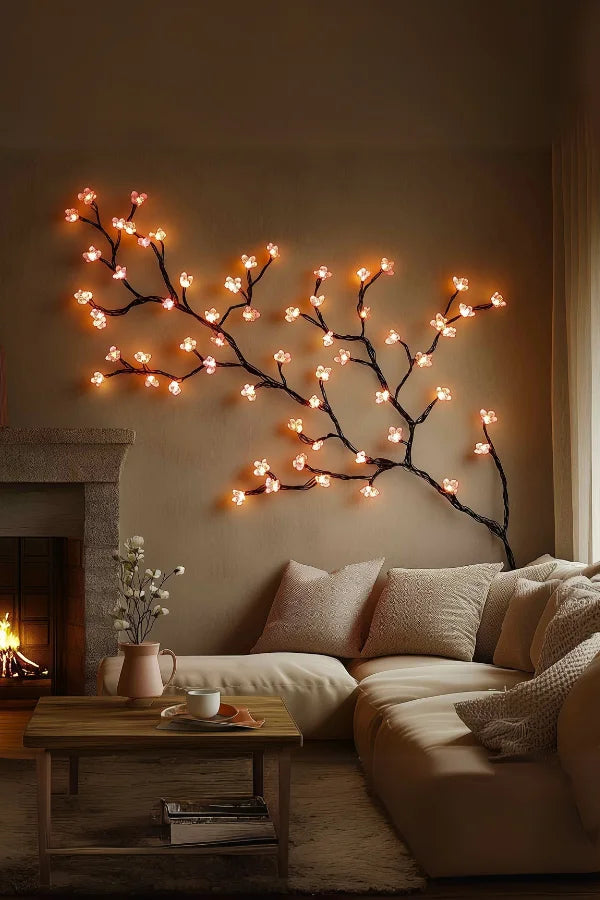 Wisp Willow Vine LED Wall Light Decor USB