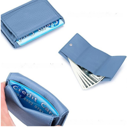 Blocking Soft PU Wallet Mini Coin Purse