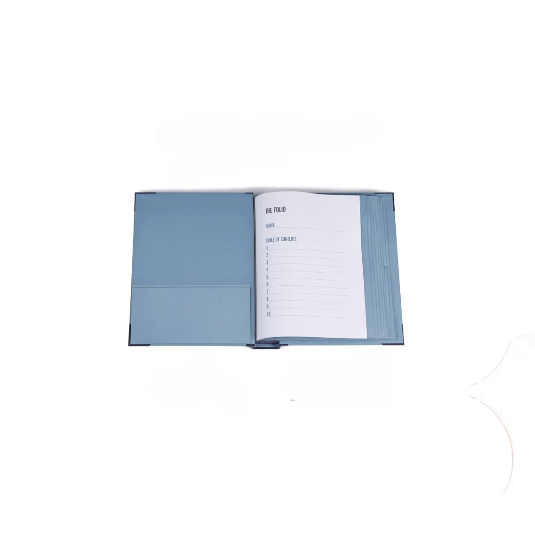 Classeur à documents avec pochettes de rangement, motif « Au cas où je serais porté disparu »