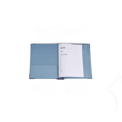 Document Binder With Organizer & Envelopes “In Case I Go Missing” Design