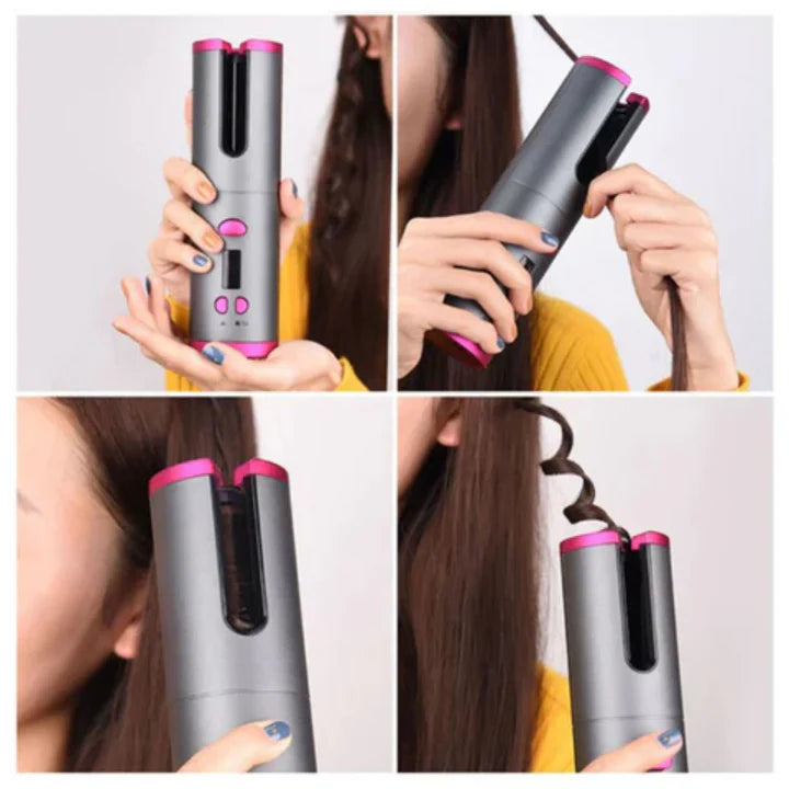 Automatic Curl Styler, Wireless and Rechargeable