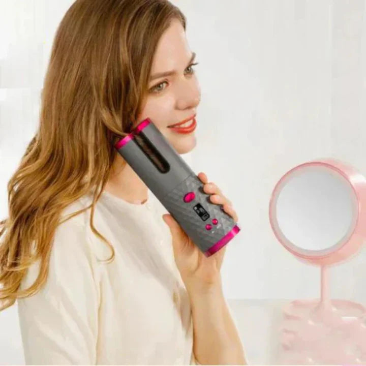 Automatic Curl Styler, Wireless and Rechargeable