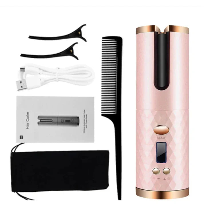 Automatic Curl Styler, Wireless and Rechargeable