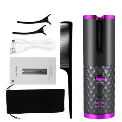 Automatic Curl Styler, Wireless and Rechargeable