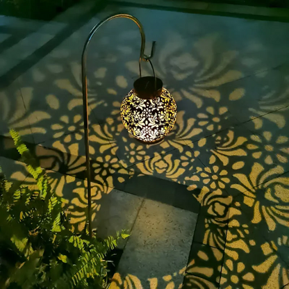 Weather-Resistant Solar Hanging Light, Outdoor Garden Use