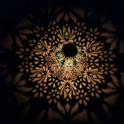 Weather-Resistant Solar Hanging Light, Outdoor Garden Use