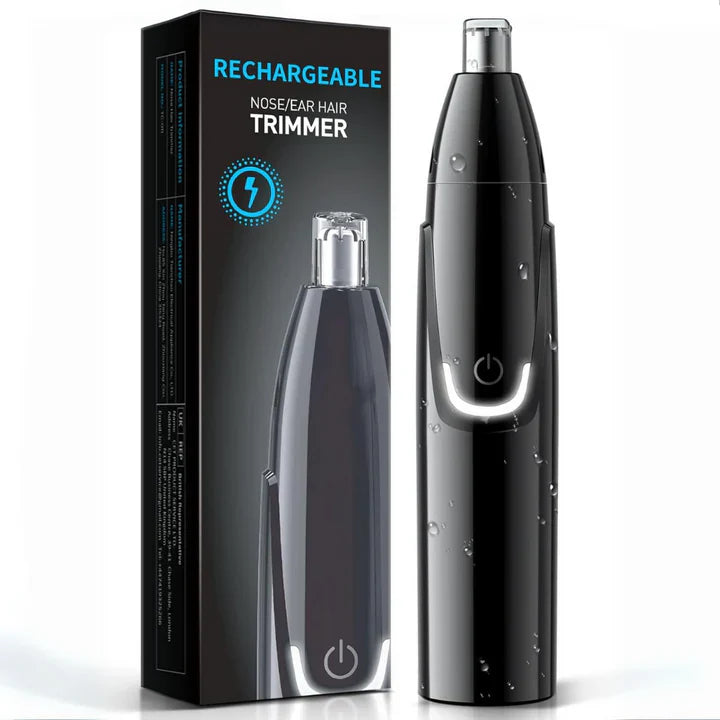 Rechargeable Ear and Nose Hair Trimmer, Cordless Design