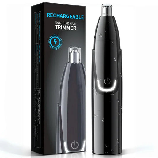 Rechargeable Ear and Nose Hair Trimmer, Cordless Design