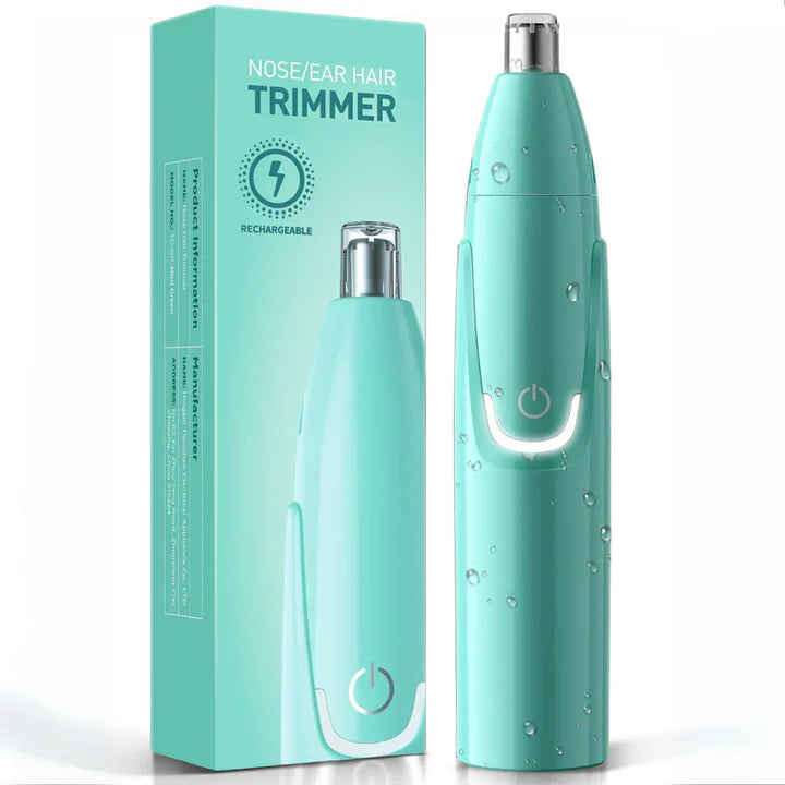 Rechargeable Ear and Nose Hair Trimmer, Cordless Design