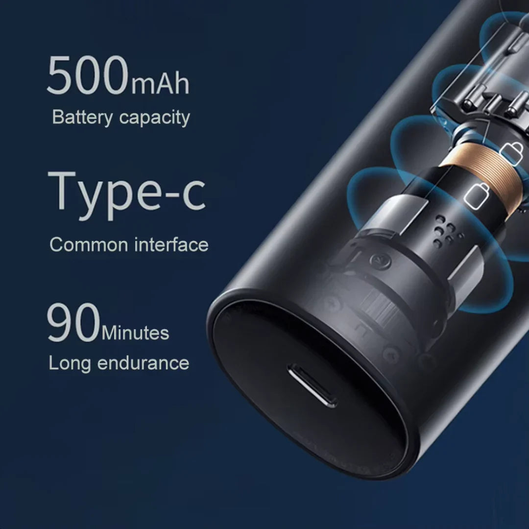 Rechargeable Ear and Nose Hair Trimmer, Cordless Design
