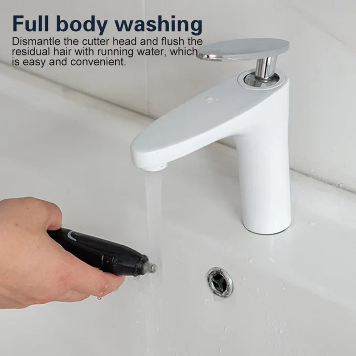Rechargeable Ear and Nose Hair Trimmer, Cordless Design