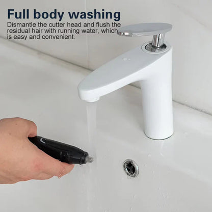 Rechargeable Ear and Nose Hair Trimmer, Cordless Design **Pack of 2**