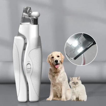 2 in 1 Dog Nail Clipper & Grinder with LED Light