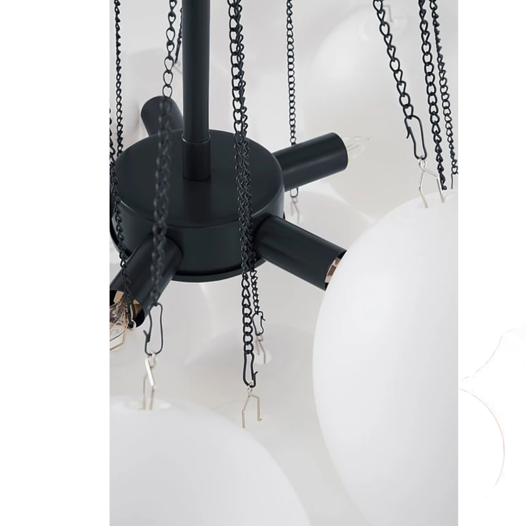 Modern Cluster Ceiling Lamp  Glass