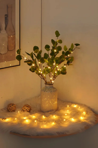 Enchanted Floral Lighted Branch Set  Soft Glow