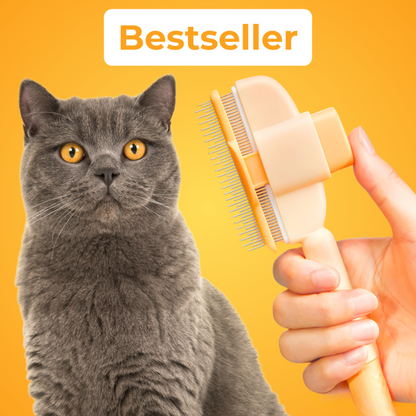 2-in-1 Cat Grooming Brush – For Healthier Fur & Less Shedding