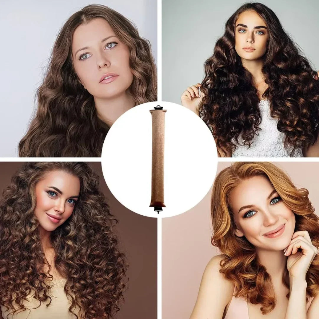 Gentle Curling Rods Set, Heat-Free