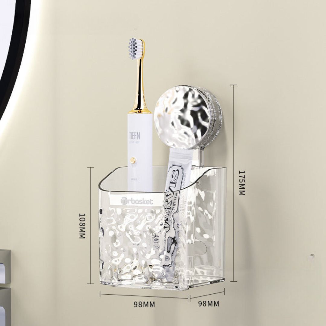 Étagère de salle de bain à ventouse étanche et sans perçage
