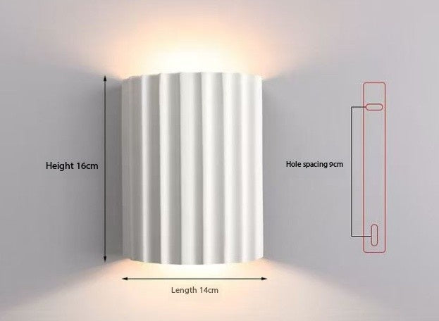 Contemporary Resin Wall Lamp, Modern Design