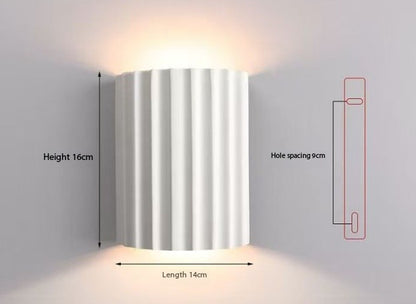 Contemporary Resin Wall Sconce | Modern Decorative Wall Lamp