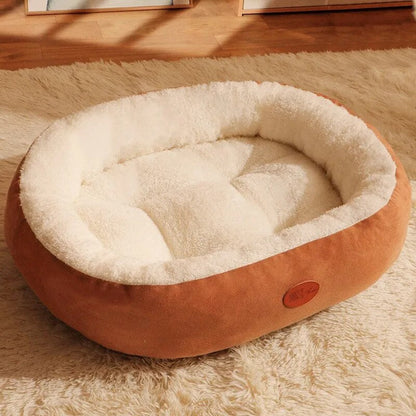 Dog Bed, Restful Sleep Nest, Plush Design