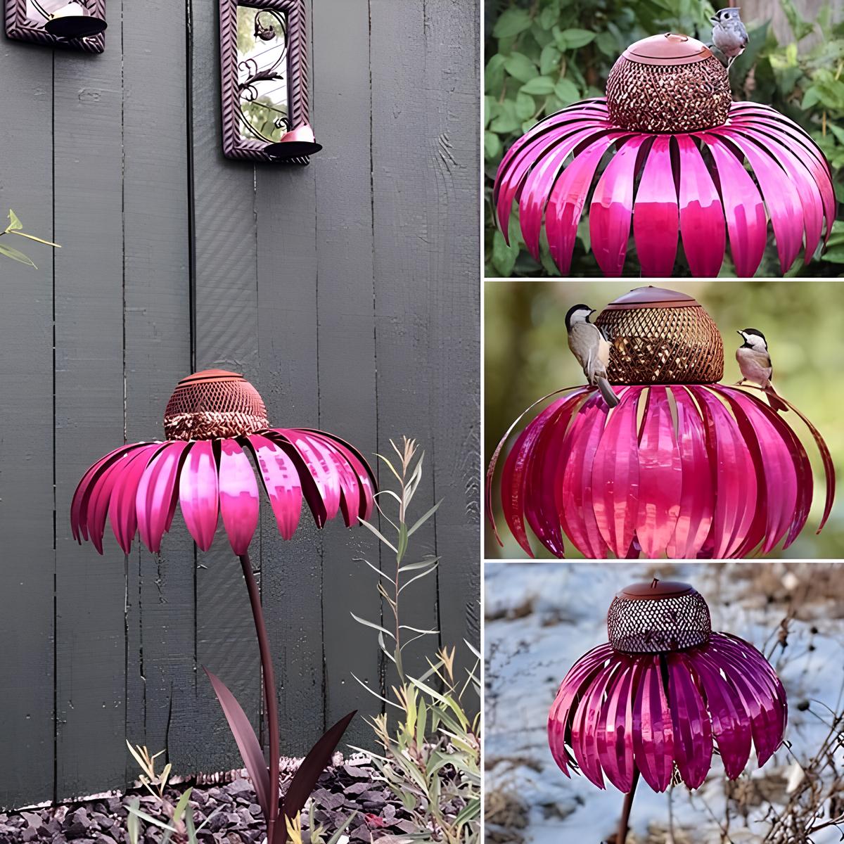 Decorative Bird Feeder | Floral Design