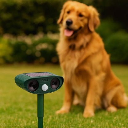 Solar-Operated Wildlife Deterrent, Ultrasonic Sound