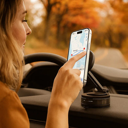 Magnetic Suction Cup, Adjustable 360° Phone Holder