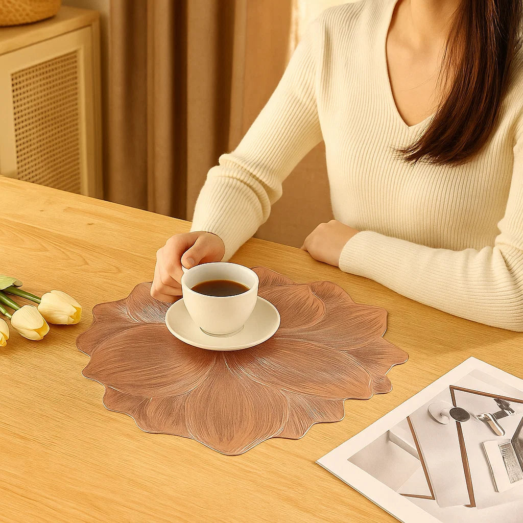 Floral Tableware Set, Oil-Repellent and Durable