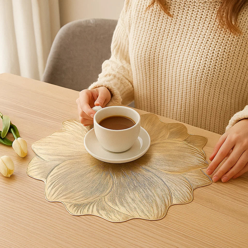 Floral Tableware Set, Oil-Repellent and Durable