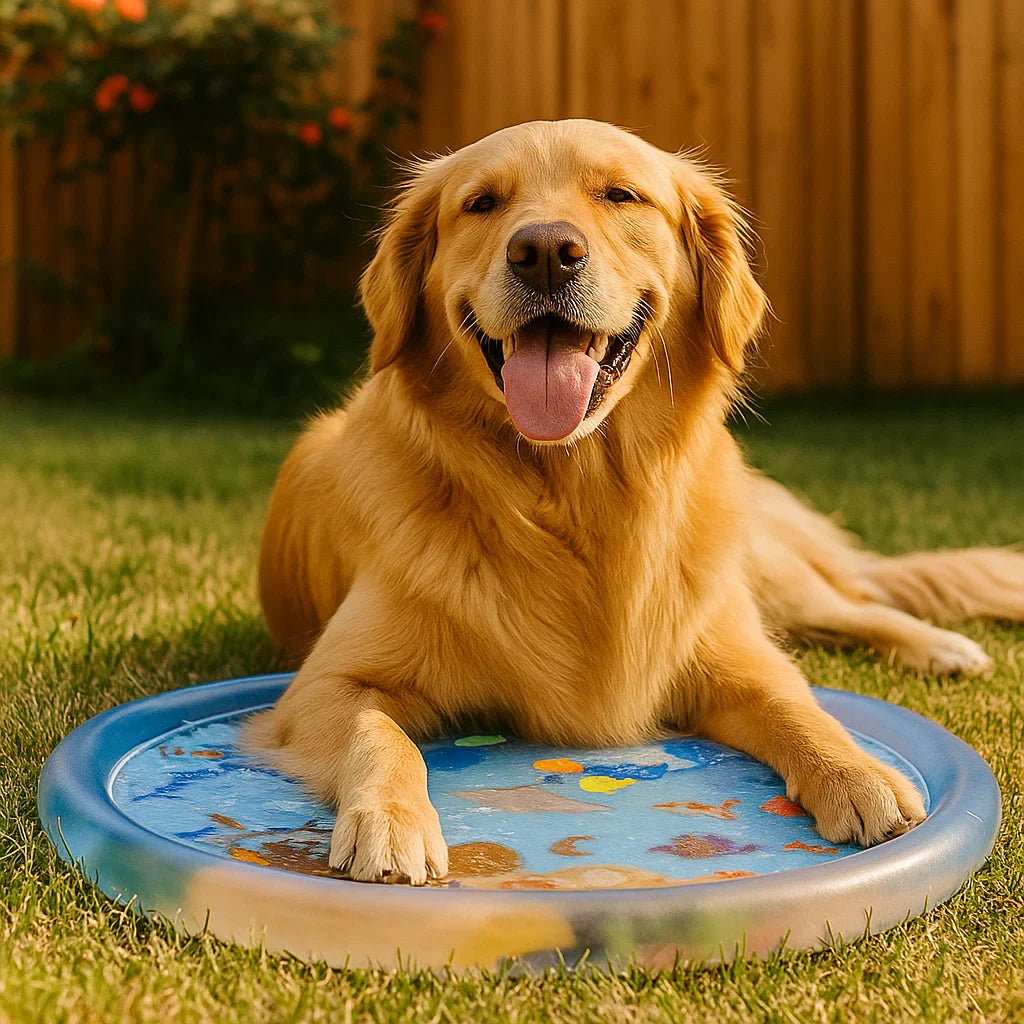 Cooling Water Play Mat for Dogs, Interactive Design