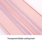 Paper Cutter  Rotating Disc with Multiple Cutting Patterns, 12-in-1