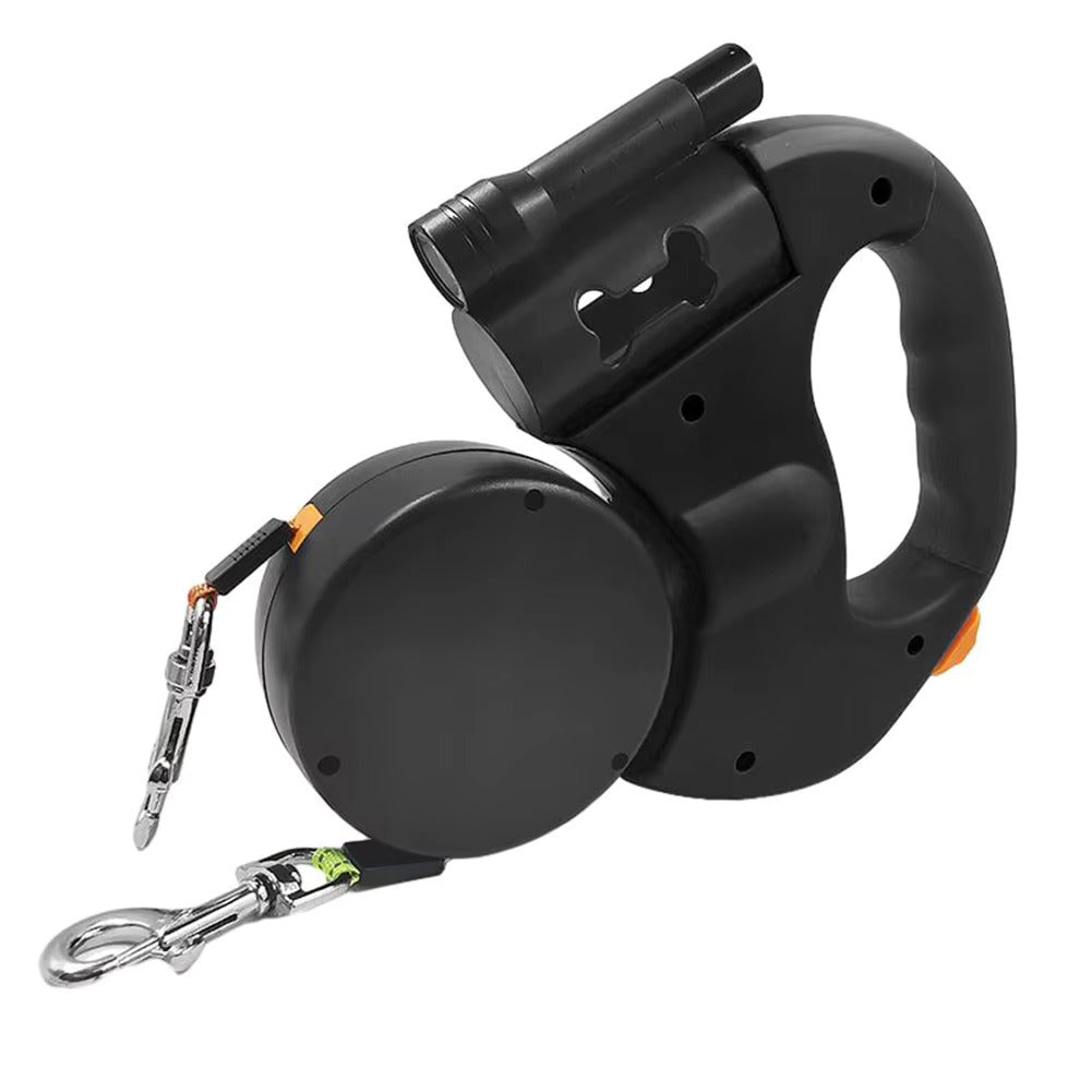 Practical Double Dog Leash, Anti-Tangle Design