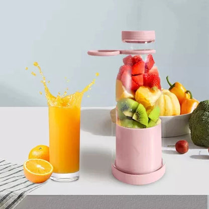 Portable Smoothie Blender, Compact Design with Fruit Storage and Drinking Lid