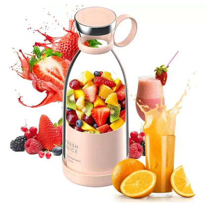 Portable Smoothie Blender, Compact Design with Fruit Storage and Drinking Lid