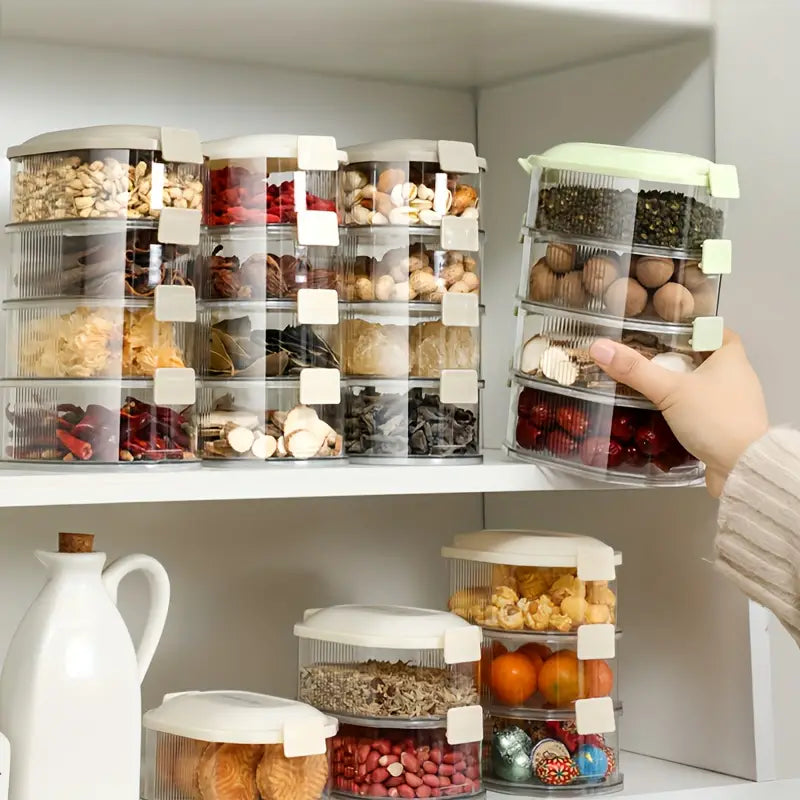Compact spice organizers, efficient storage