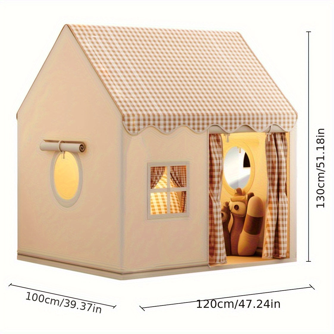 Indoor Foldable Playhouse Creative Spacious