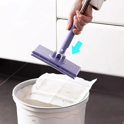 Compact Spin Mop 360° Swivel & Washable Head