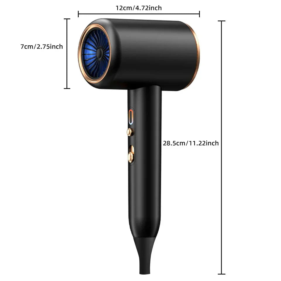 High-Power Hair Dryer, Dual Temperature Settings
