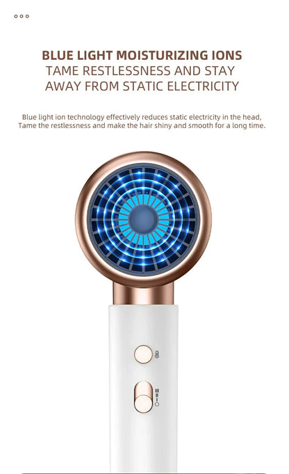 High-Power Hair Dryer, Dual Temperature Settings