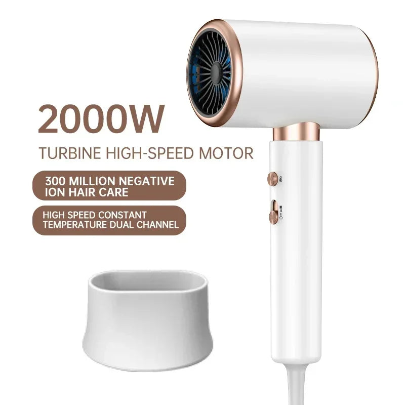 High-Power Hair Dryer, Dual Temperature Settings