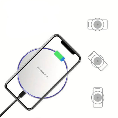 30W Wireless Fast Charging Pad, Versatile Compatibility