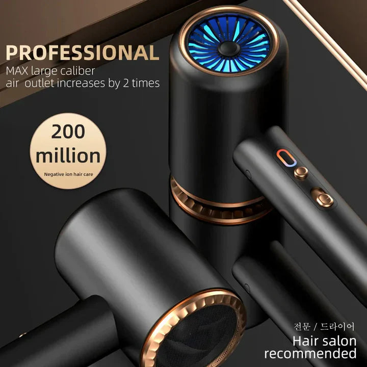 High-Power Hair Dryer, Dual Temperature Settings