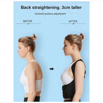 Adjustable Back Support Brace, Versatile Fit for Women and Children