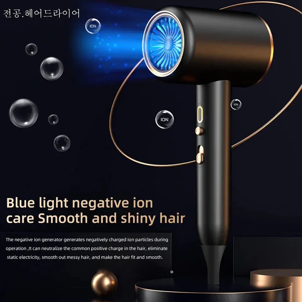 High-Power Hair Dryer, Dual Temperature Settings
