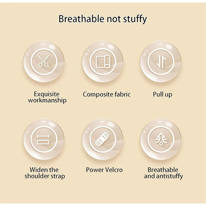 Adjustable Back Support Brace, Versatile Fit for Women and Children