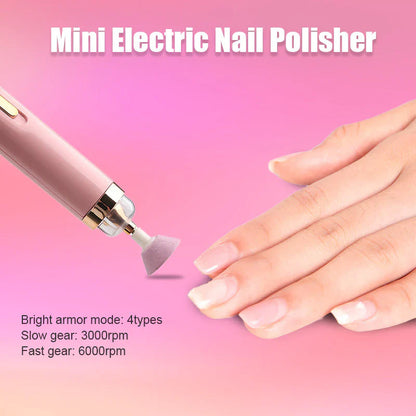 Versatile Nail Care Device, Portable Manicure Tool with LED Light
