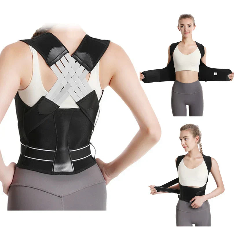 Adjustable Back Support Brace, Versatile Fit for Women and Children