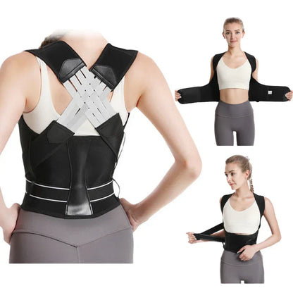 Adjustable Back Support Brace, Versatile Fit for Women and Children